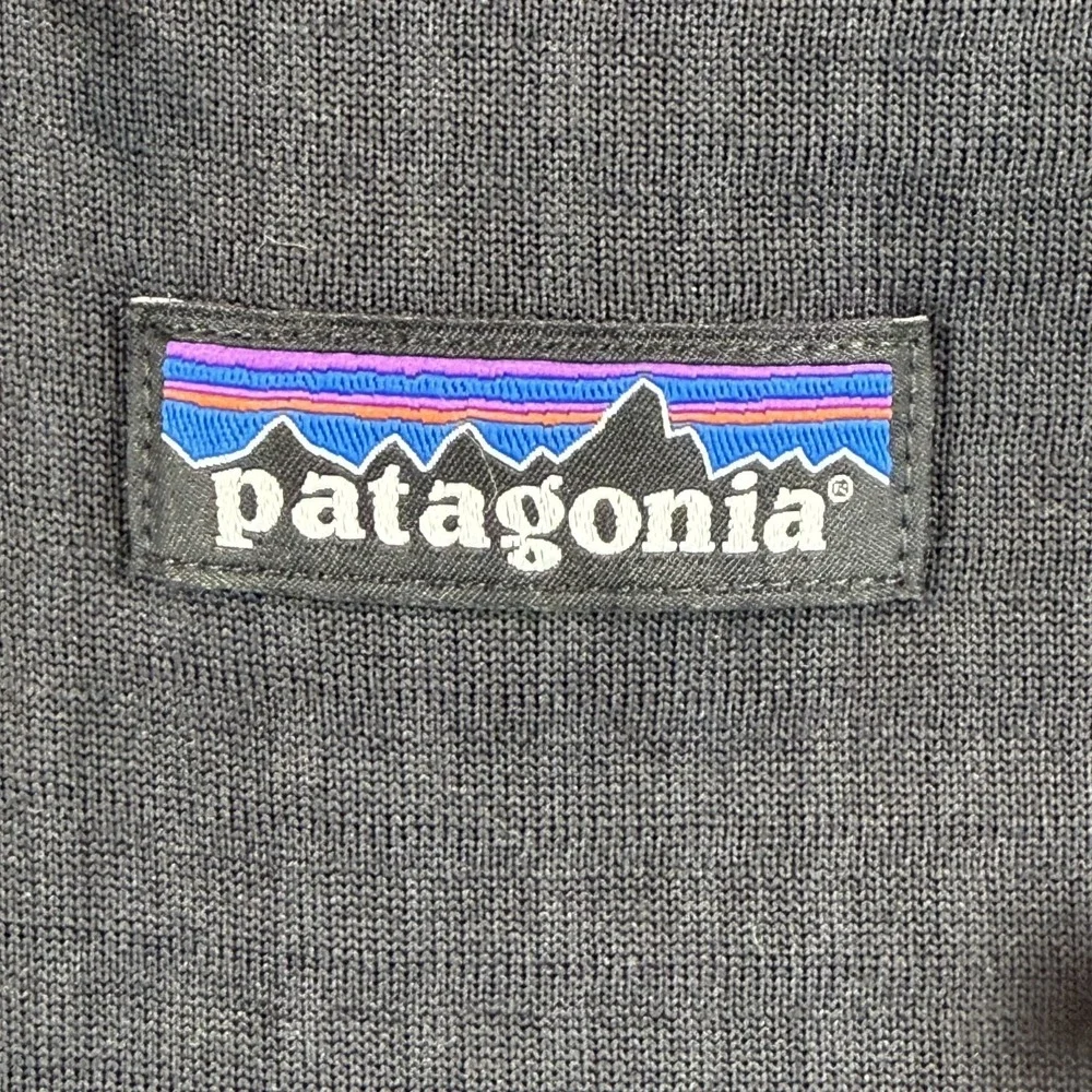 Patagonia R1 Polartec Power Grid Fleece Quarter Zip Pullover in‎ Black Men Small